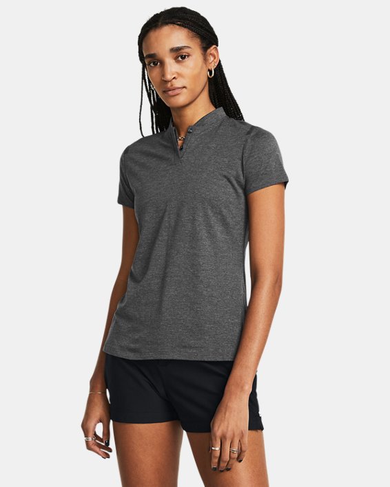 Women's Curry Splash Short Sleeve Polo in Gray image number 0